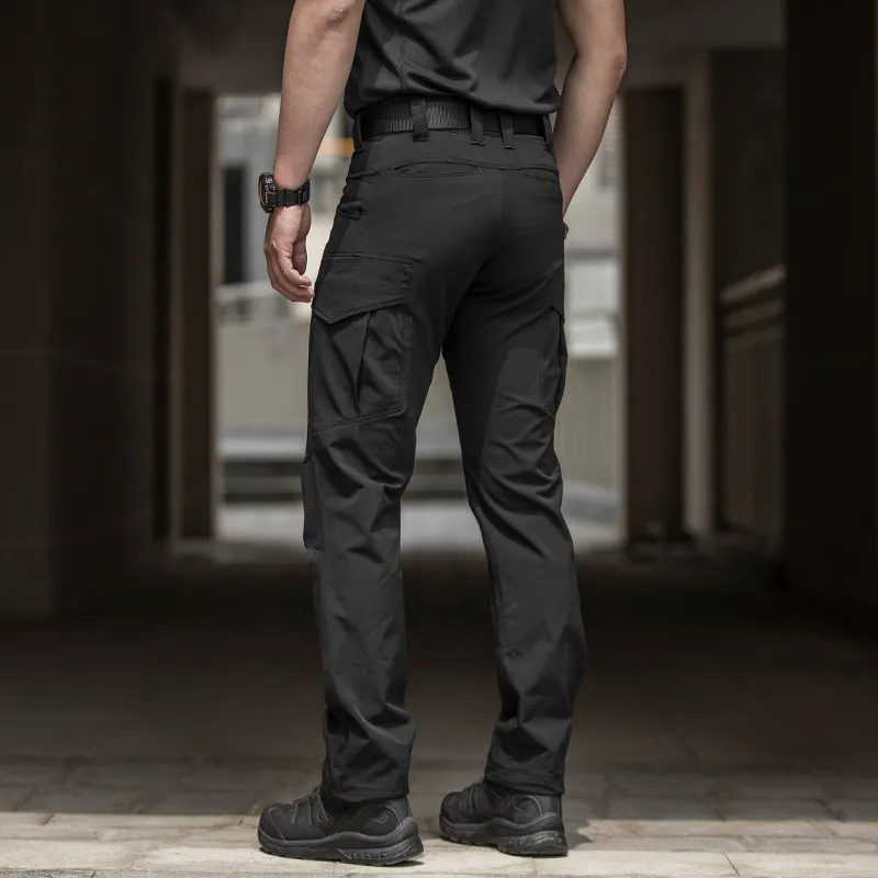Fashionable Loose Polyester Cargo Pants-10