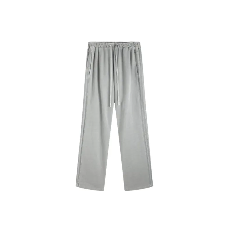 Fashion Washed Cotton Sports Pants-3