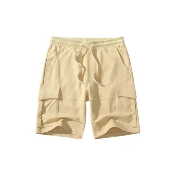 Loose Plain Cotton Casual Shorts