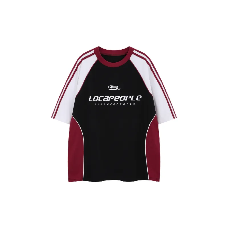 Casual Letter Cotton T Shirt Unisex-4