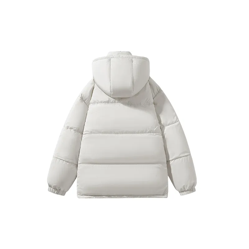 Casual Fashionable White Duck Down Jacket-11
