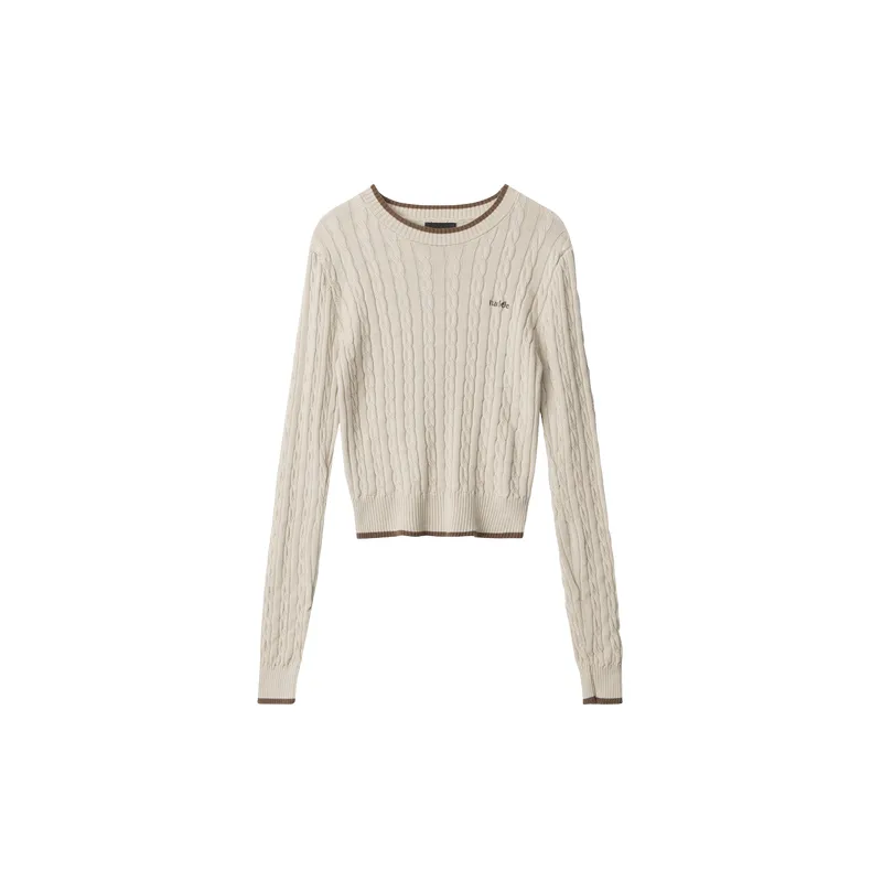 Retro Casual Sweater Women-2