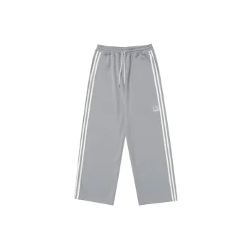 Neutral Side Leg Design Loose Straight Casual Pants