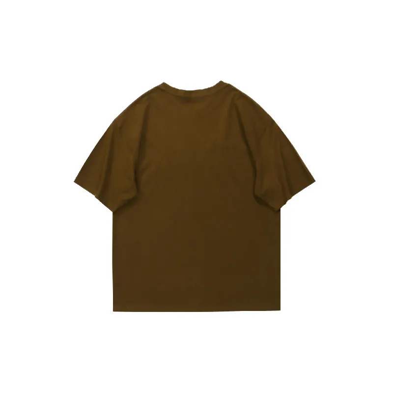Casual Loose 100% Cotton T Shirt-1