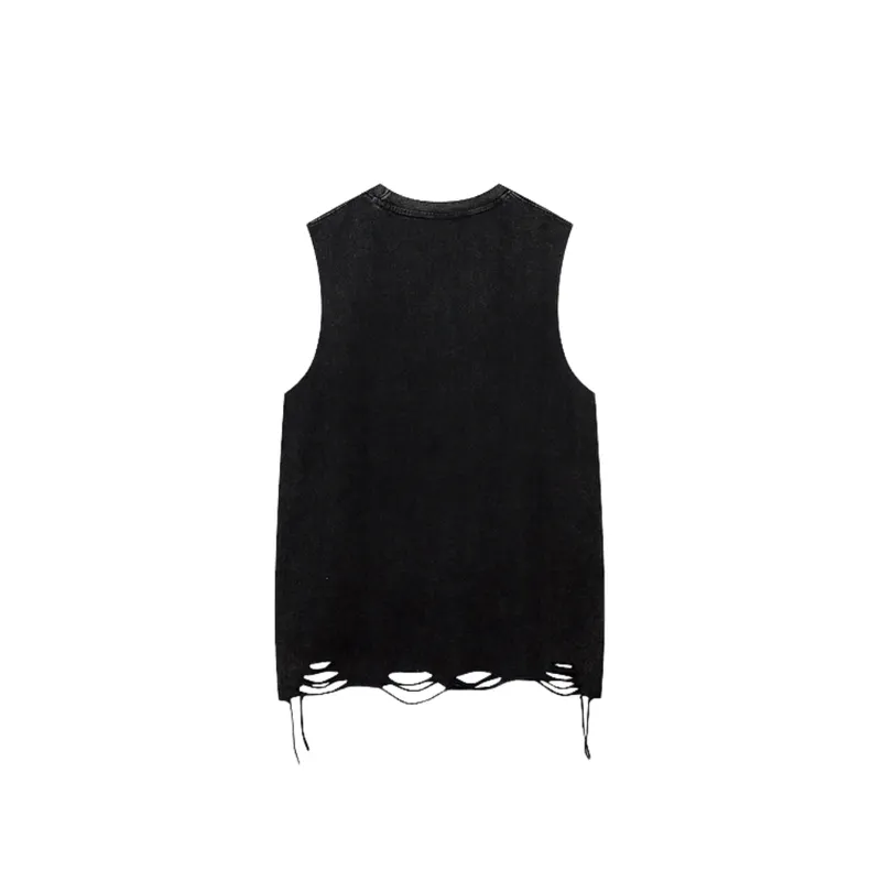 Hip Hop Pink Contrast Vest-1