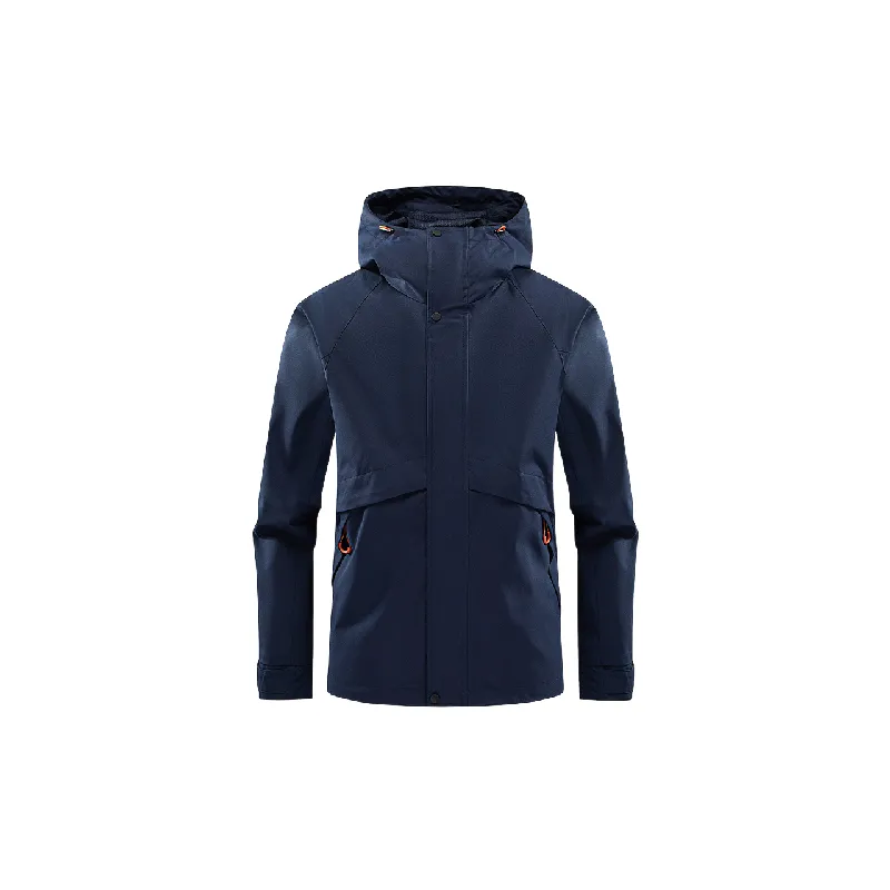 Fashionable Simple Blended Synthetic Fabrics Outdoor Jacket-1