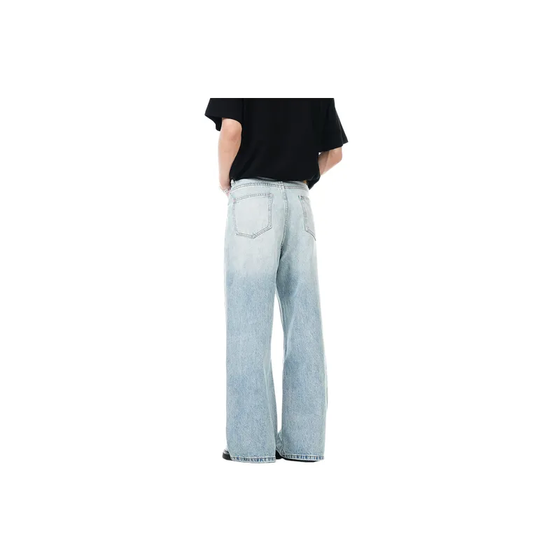 Retro Straight Leg Jeans-3