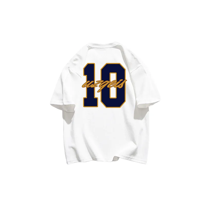 Hip Hop Pure Cotton Short Sleeved T Shirt-3