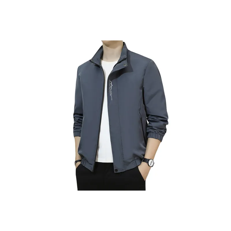 Casual Loose Blended Synthetic Fabrics Jacket-2
