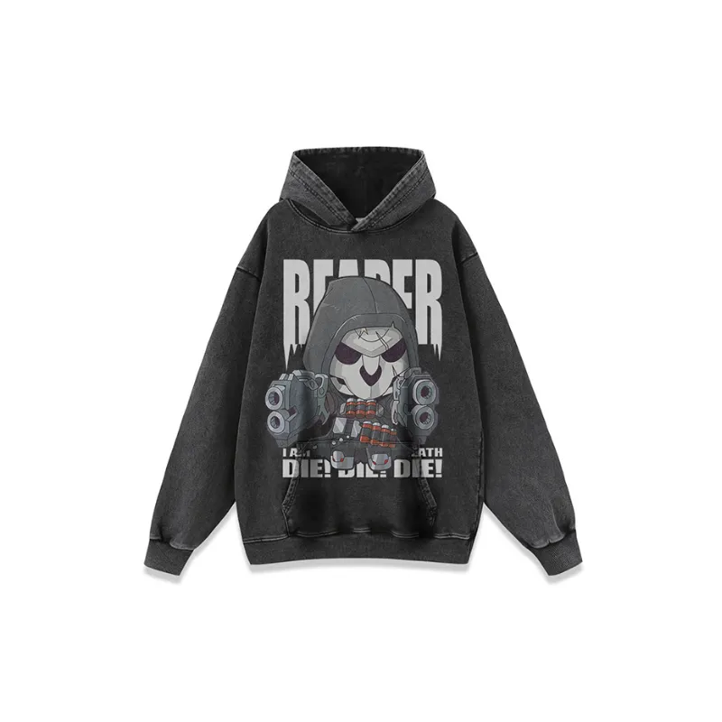 Retro Washed Loose Sweatshirt-4