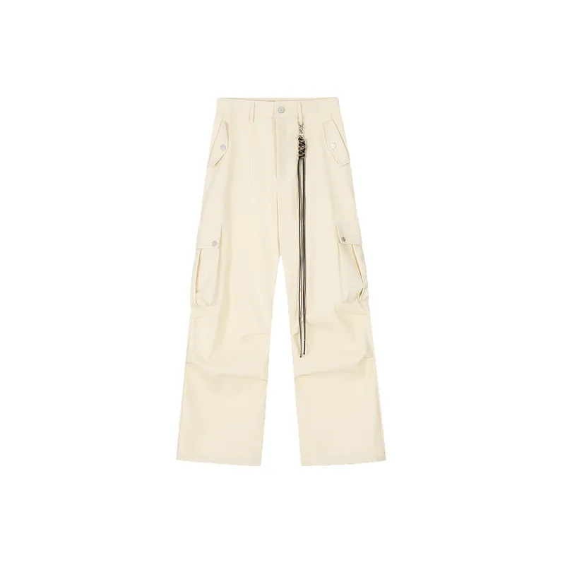 Retro Versatile Workwear Trousers-0