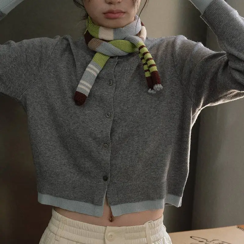 Punk Street Knit Scarf-1
