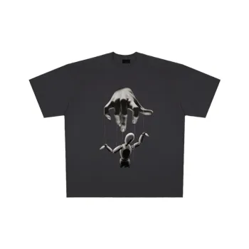 Street Casual Combed Cotton T Shirt