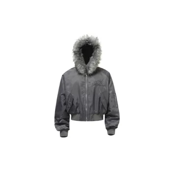 Casual Embroidery Nylon Jacket