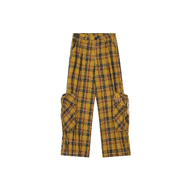 Retro Loose Cotton Casual Pants Women-2
