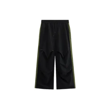 Casual Striped Blended Synthetic Fabrics Sports Pants