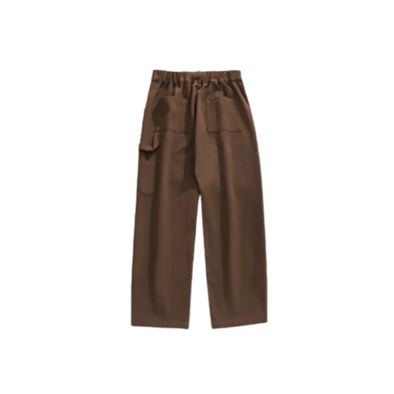 Retro Casual Carpenter Pants-4