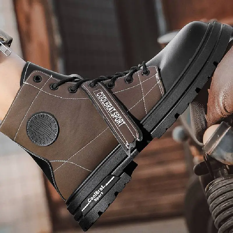 Retro Casual Waterproof Martin Boot-7