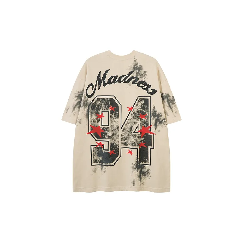 Retro Fashionable Combed Cotton T-Shirt-5