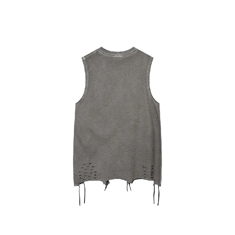 Casual Butterfly Cotton Vest-3