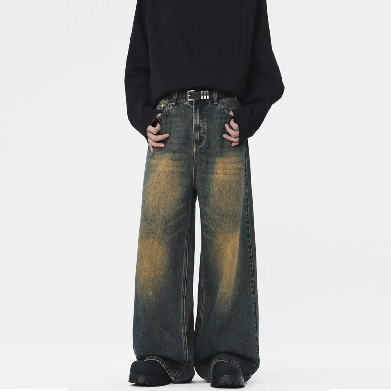 Fashionable Washed Jeans-2