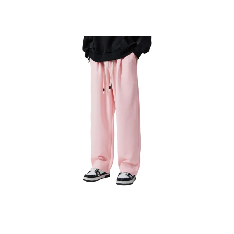 Loose Drawstring Casual Pants-9