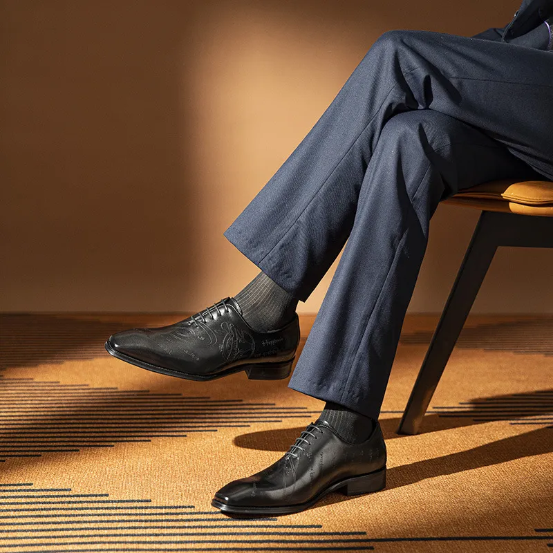 Simple Plain Dress Shoes-1