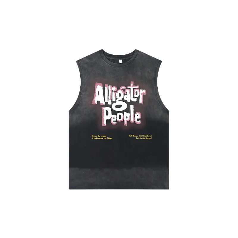 Fashionable Ombre 100% Cotton Vest