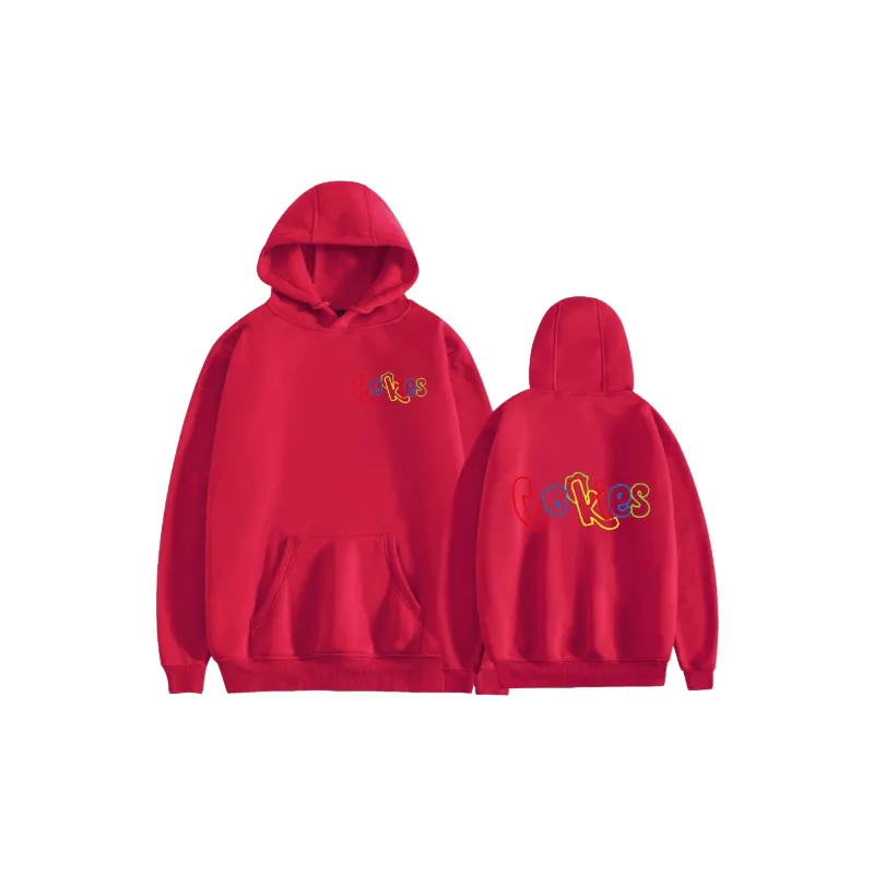 Casual Loose Polyester Hoodie-3
