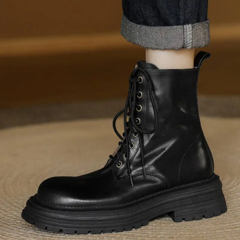 Fashion Washed Martin Boot-4