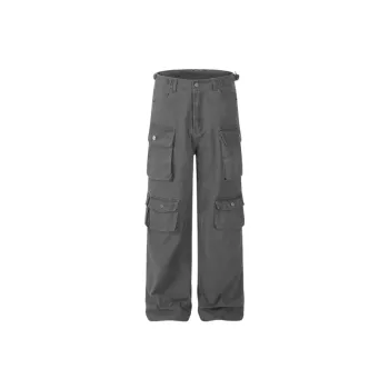 Casual Loose Cotton Cargo Pants