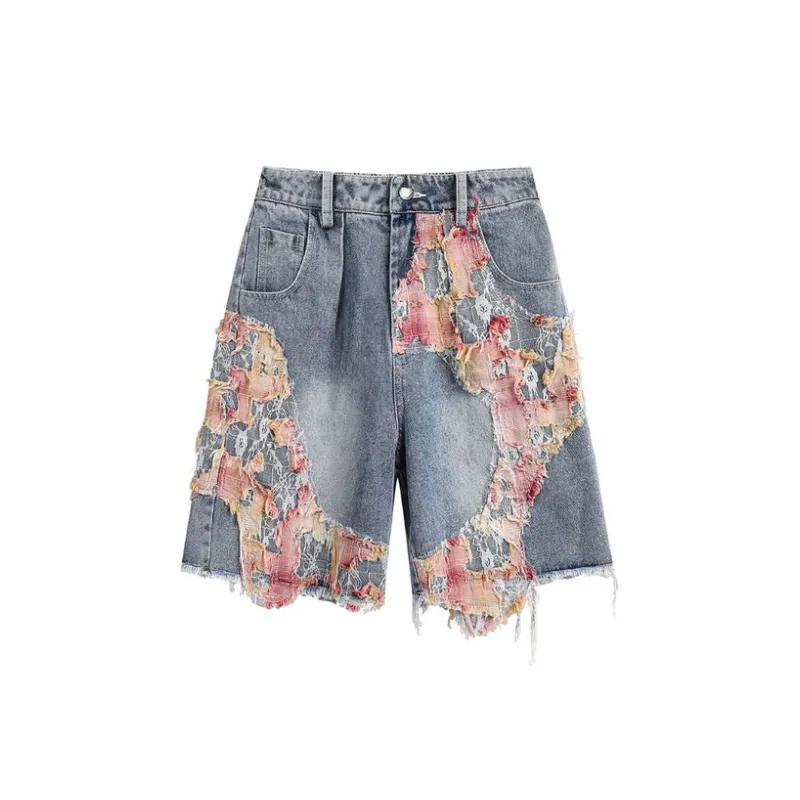 Trendy Niche Design Denim Shorts