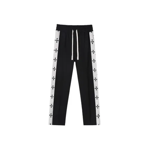 Retro Trendy Brand High Street Zipper Loose Dipping Sports Pants