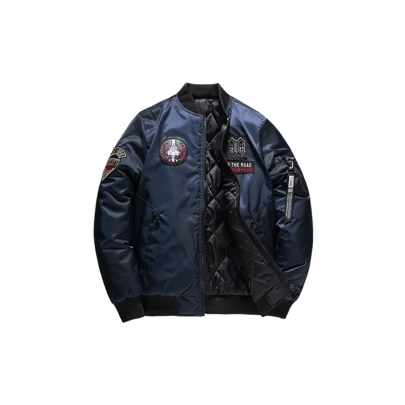 Fashionable Loose Blended Synthetic Fabrics Jacket-0