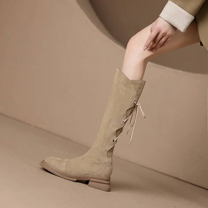 Casual Funky Knee High Boots-5