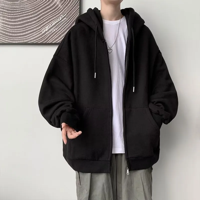 Fashionable Plain Sweatshirt-5