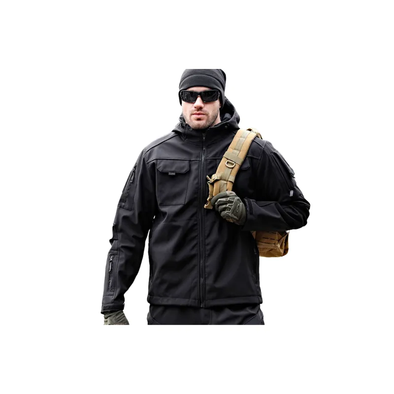 Casual Loose  Laminated Fleece Fabric Jacket-6