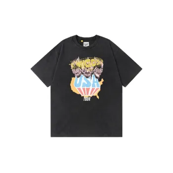 Fashion Retro 100% Cotton T Shirt