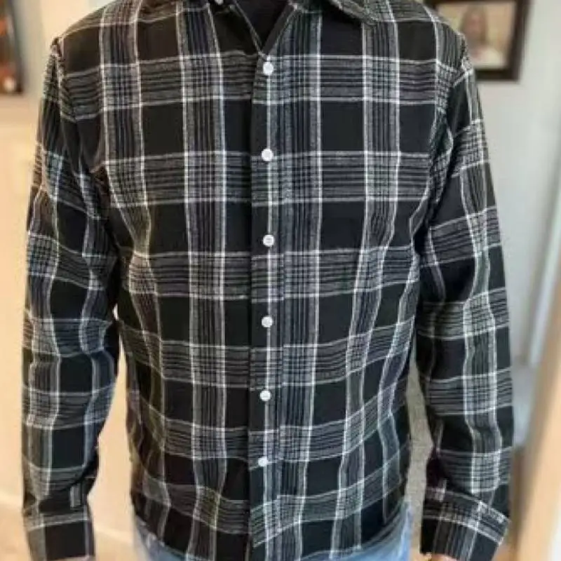 Simple Basics Cotton Blended Fabric Shirt-2