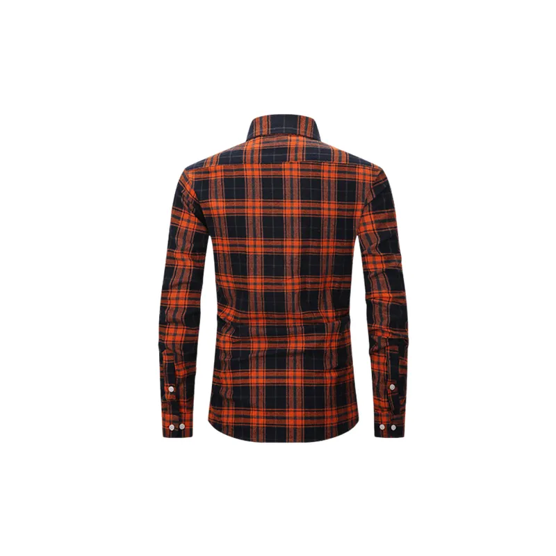 Fashionable Simple Cotton Blended Fabric Shirt-1