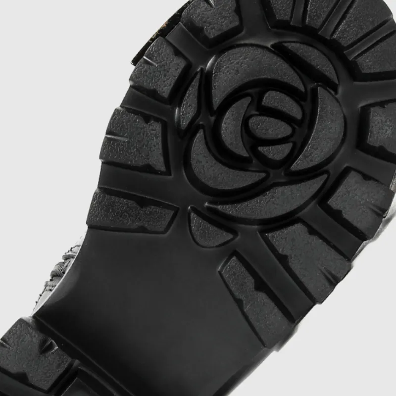 Punk Zipper Martin Boot-5