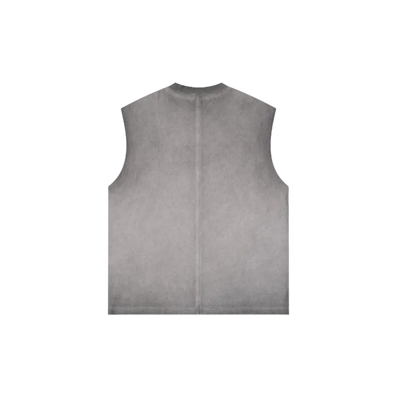 Street Sporty Combed Cotton Vest-3