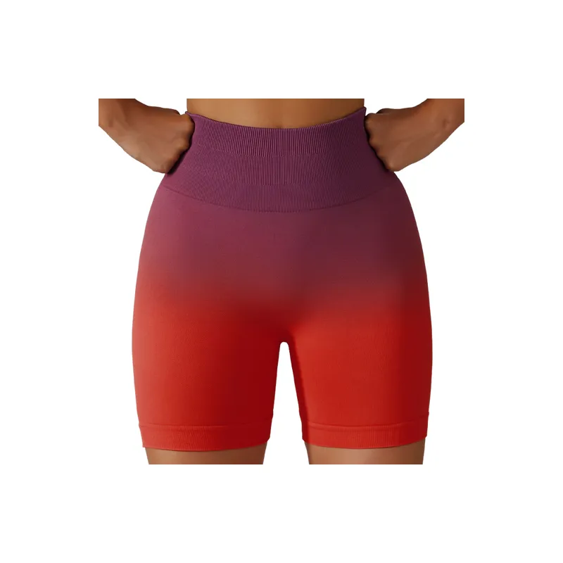 Casual Breathable Nylon Spandex Blend Sports Shorts Women-13