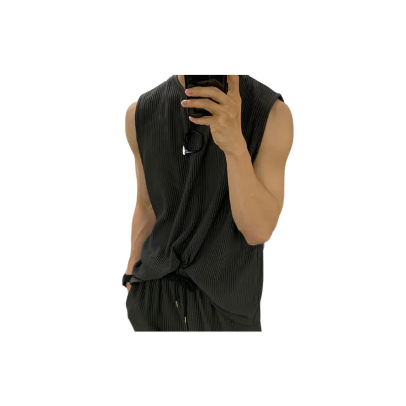 Trendy Sleeveless Sports Vest-1