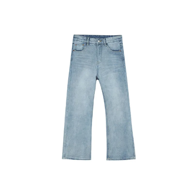 Fashionable Plain Jeans-0