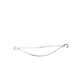 Punk Dark Shoe Chain Accessory