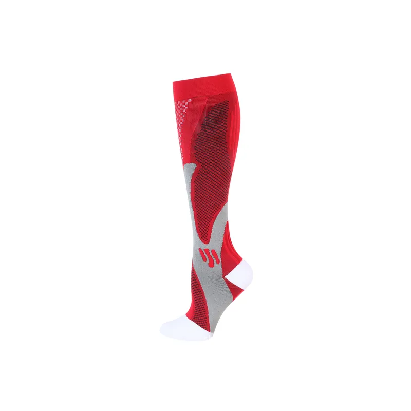 Sporty Simple Nylon Yarn Mid Calf Sock-8