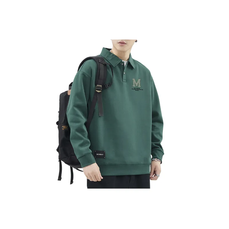 Fashionable Simple Loose Polo-4