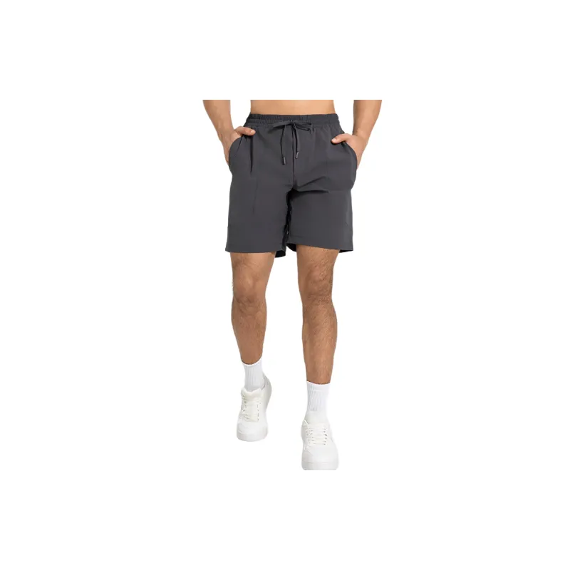 Sporty Breathable Cotton Blended Fabric Casual Shorts-4
