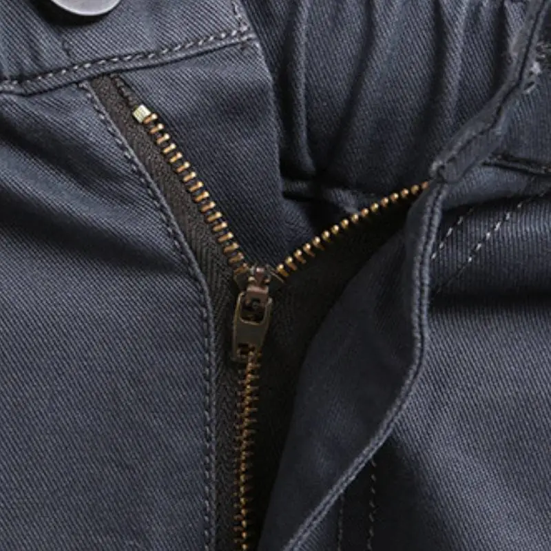 Casual Loose Cotton Cargo Pants-4
